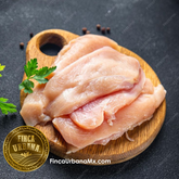Milanesas de pechuga de pollo orgánicas (500g)